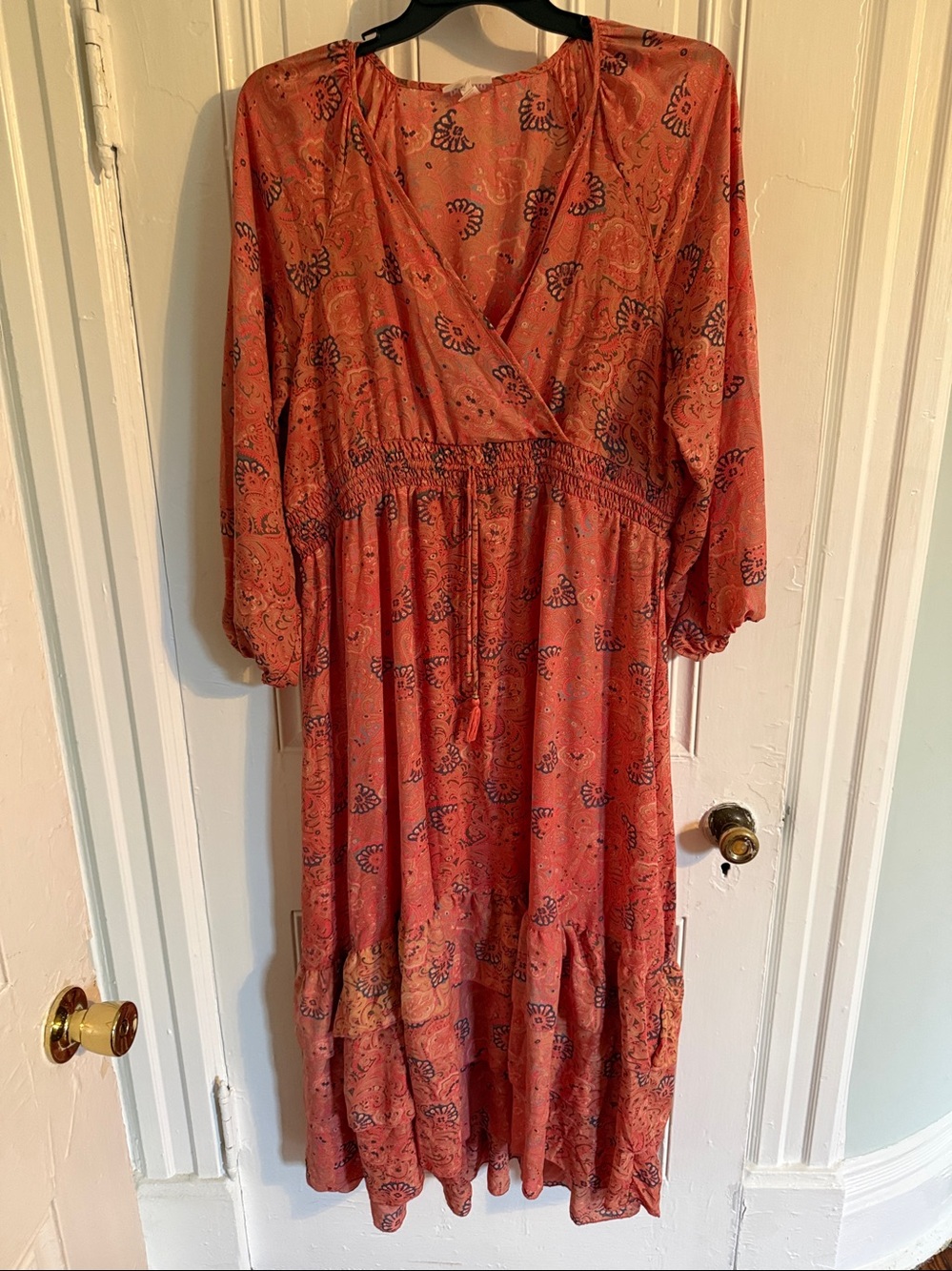 Anthropologie Boemo Tiered Maxi Boho Resort Dress SZβ 2X